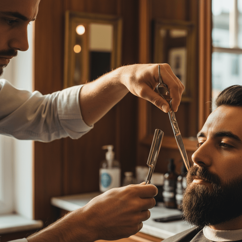 Haircut and Beard Trim Package