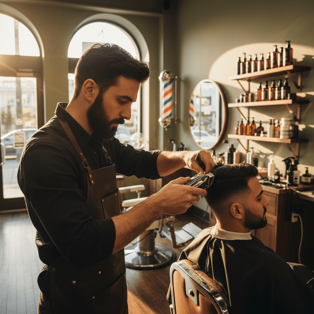 Keratin hair treatment service